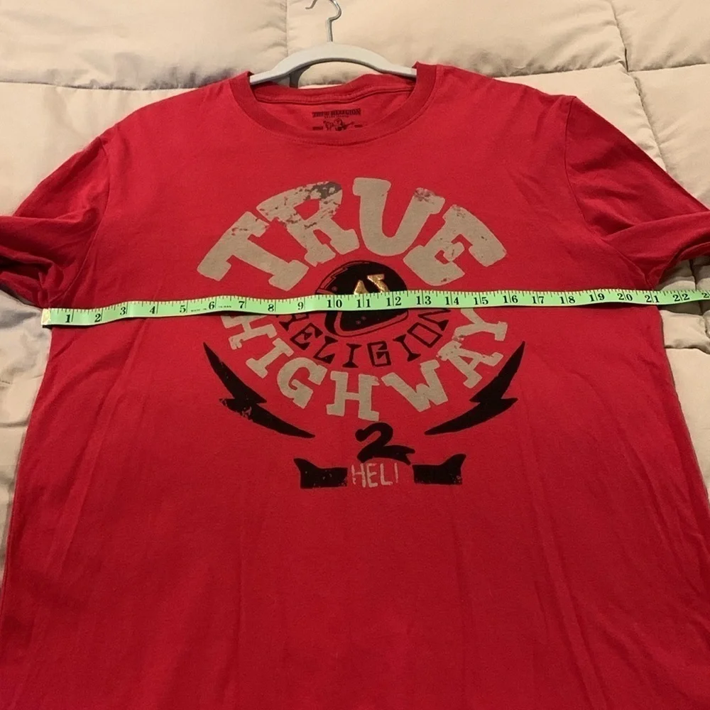 TRUE RELIGION Graphic Tee. Highway 2 HELL. Size XXL. Made in USA.​​​​​​​​
